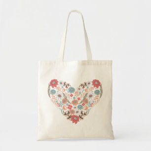 Blumenherz-Tasche Tragetasche