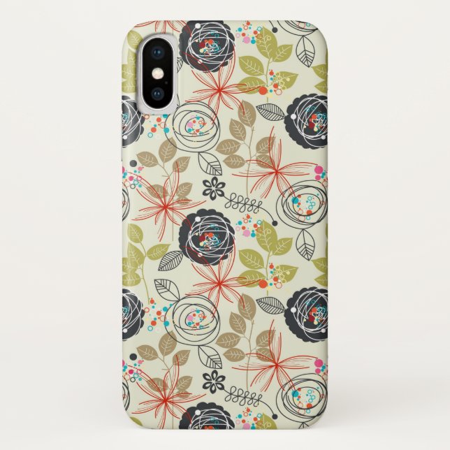 Blumenhintergrund 2 Case-Mate iPhone hülle (Rückseite)