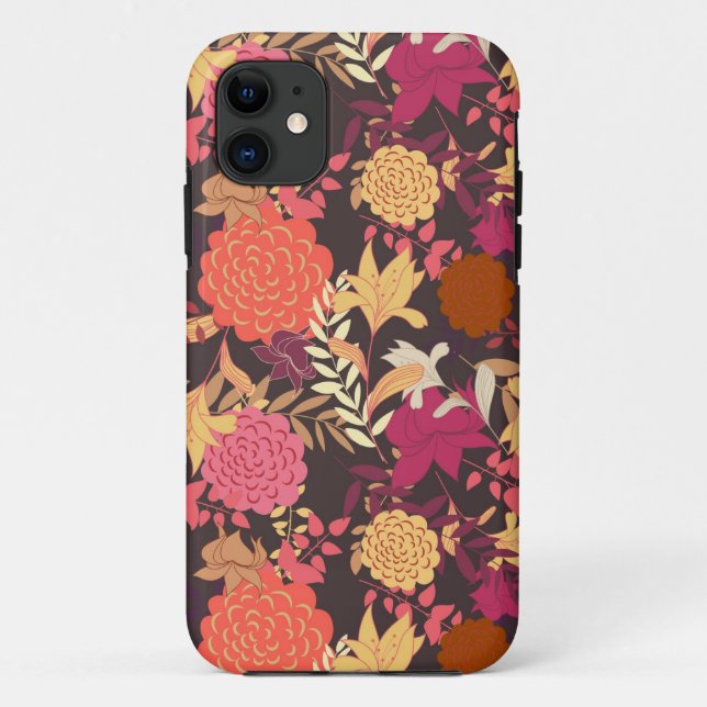 Blumenhintergrund 2 Case-Mate iPhone hülle (Rückseite)