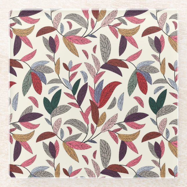 Blumenhintergrund 2 glasuntersetzer (Vorderseite)