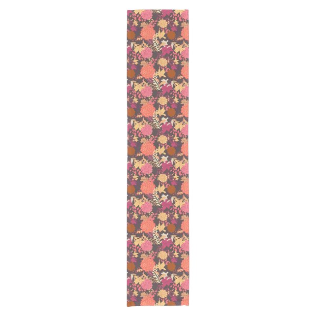 Blumenhintergrund 2 kurzer tischläufer (Vorderseite)