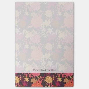 Blumenhintergrund 2 post-it klebezettel