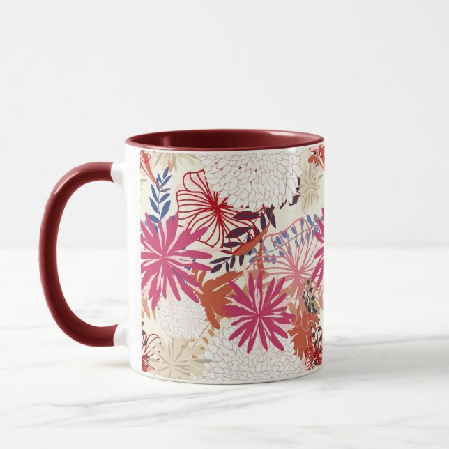 Blumenhintergrund 3 tasse (Links)