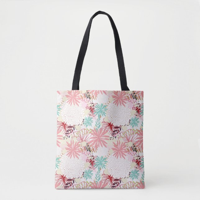 Blumenhintergrund 4 tasche (Vorderseite)
