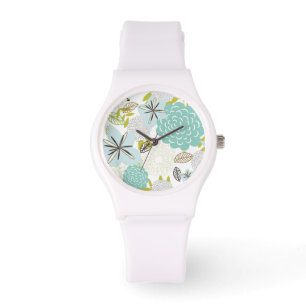 Blumenhintergrund 5 armbanduhr