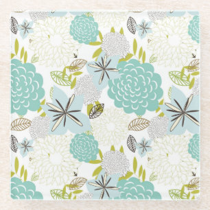 Blumenhintergrund 5 glasuntersetzer