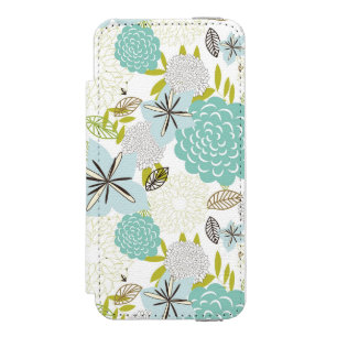 Blumenhintergrund 5 incipio watson™ iPhone 5 geldbörsen hülle
