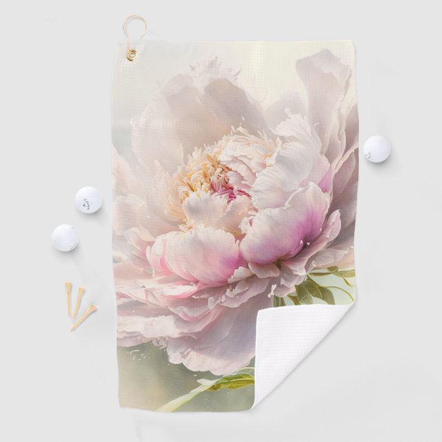 Blumenhintergrund. Frühlingsblüte Golfhandtuch (Insitu)