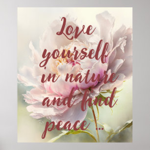 Blumenhintergrund. Frühlingsblüte Poster