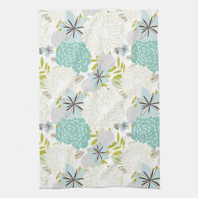 Blumenhintergrund Handtuch (Vertikal)
