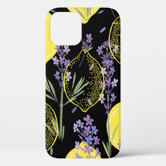 Blumenhintergrund mit von Hand gezeichnet Lavendel Case-Mate iPhone Hülle