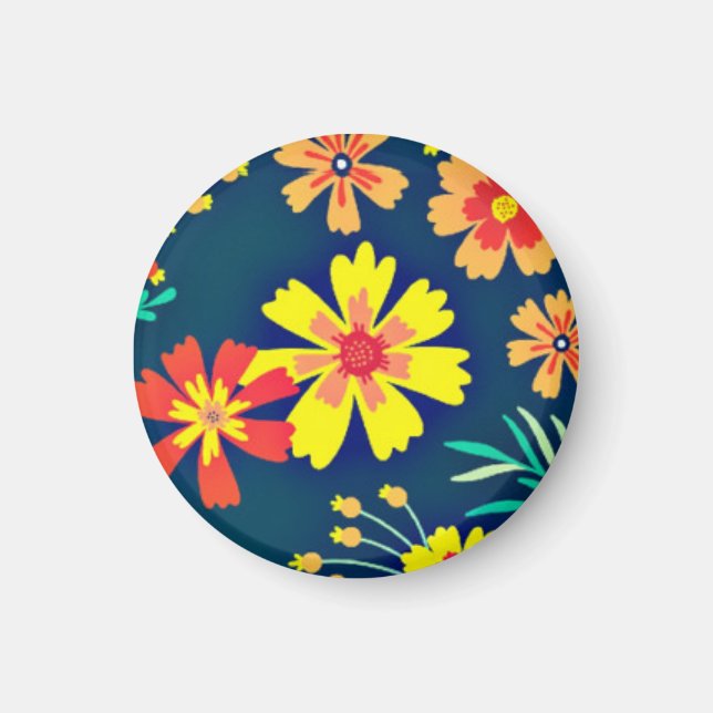 Blumenhintergrund Schönes Design-46566 Magnet (Vorne)