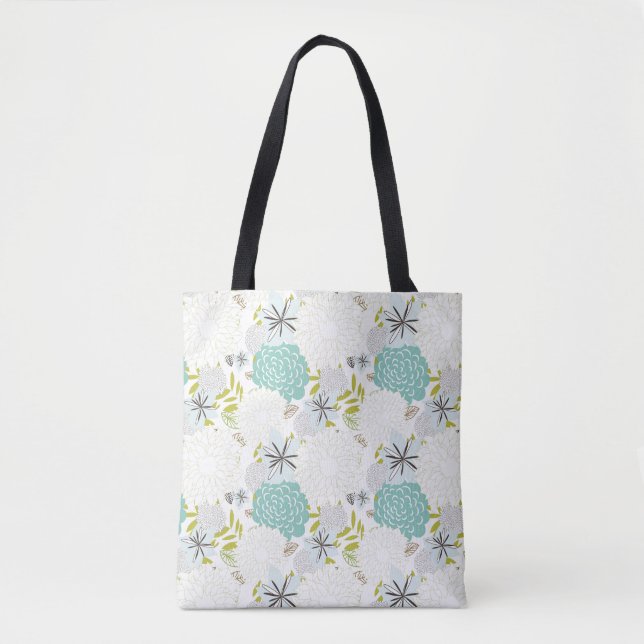 Blumenhintergrund Tasche (Vorderseite)