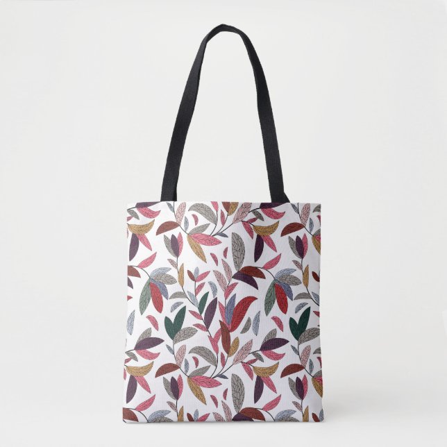 Blumenhintergrund Tasche (Vorderseite)