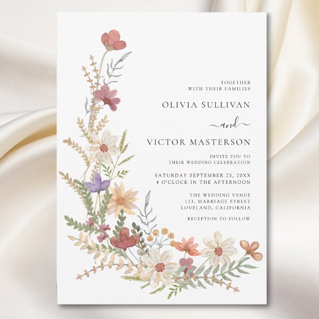 Blumenhochzeit Einladung (Von Creator hochgeladen)