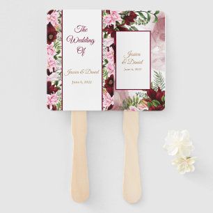Blumenhochzeit Fächer