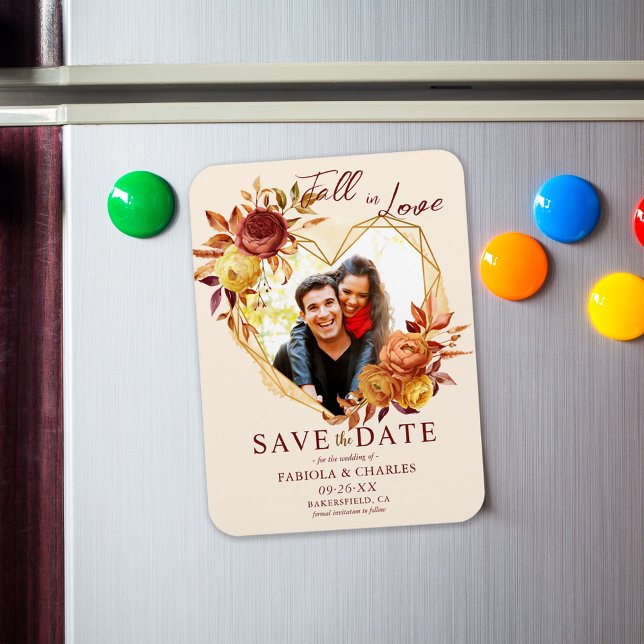 Blumenhochzeit - Foto - Save-the-Date Magnet (Von Creator hochgeladen)