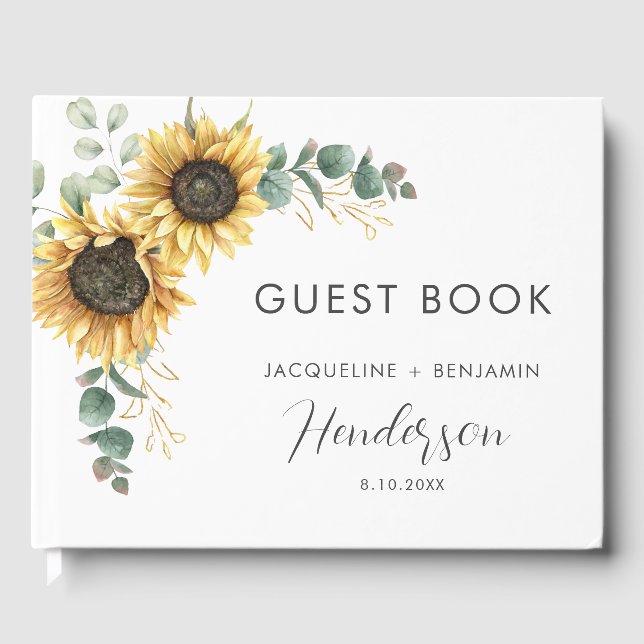 Blumenhochzeit Gästebuch (Vorderseite)