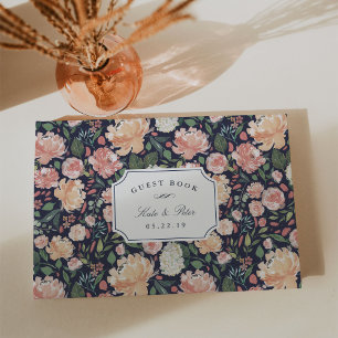 Blumenhochzeit im Sommer Gästebuch