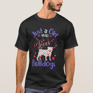 Blumenhunde Mädchen Frauen Nur Ein Mädchen Das Bul T-Shirt