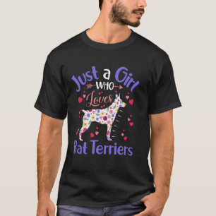 Blumenhunde Mädchen Frauen Nur Ein Mädchen Das Rat T-Shirt