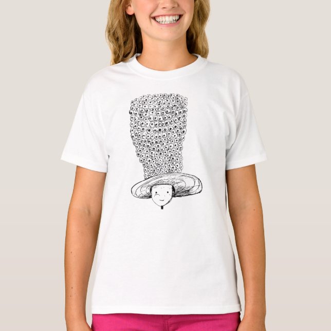 Blumenhut T-Shirt (Vorderseite)
