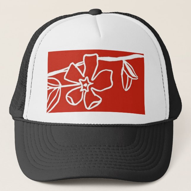 Blumenhut Truckerkappe (Vorderseite)