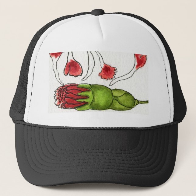 Blumenhut Truckerkappe (Vorderseite)
