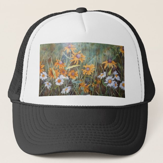 Blumenhut Truckerkappe (Vorderseite)