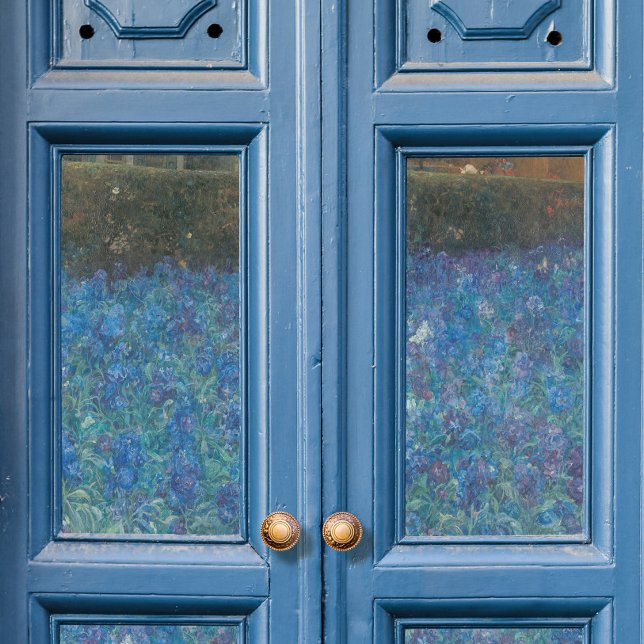 Blumenimpressionist Dekoupage Blue Hütte Garden Seidenpapier (Von Creator hochgeladen)