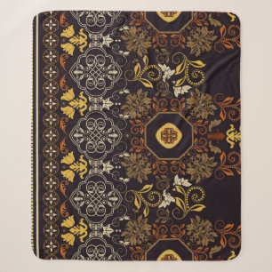 Blumeninder: farbenfroh gestreift Nahtlos. Sherpadecke