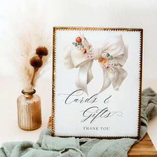 Blumenjungen in Blumenkarten und Geschenken Poster