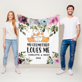 Blumenjungen, meine Lieben Personalisiert Fleecedecke