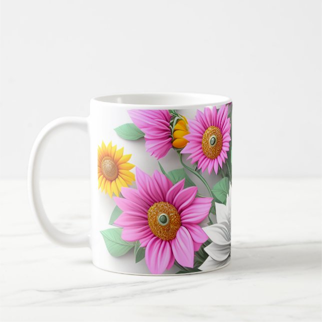 Blumenkaffee Kaffeetasse (Links)
