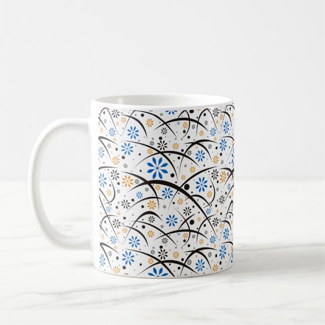 Blumenkaffee-Tasse Kaffeetasse (Links)