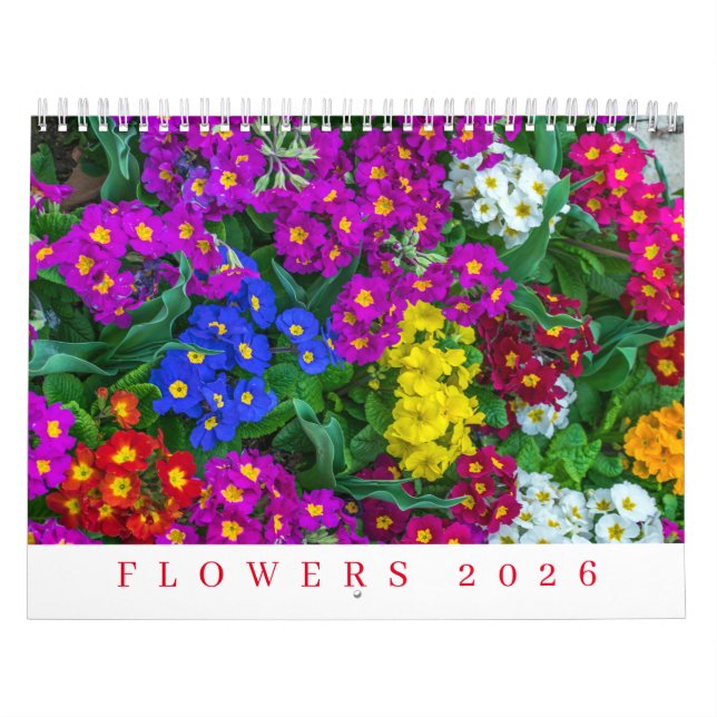 Blumenkalender 2026 kalender (Titelbild)