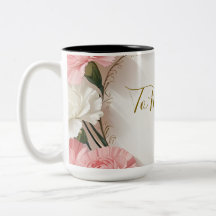 Blumenkarnation-Tasse