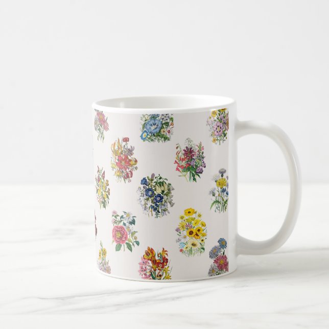 Blumenkarneval Kaffeetasse (Rechts)