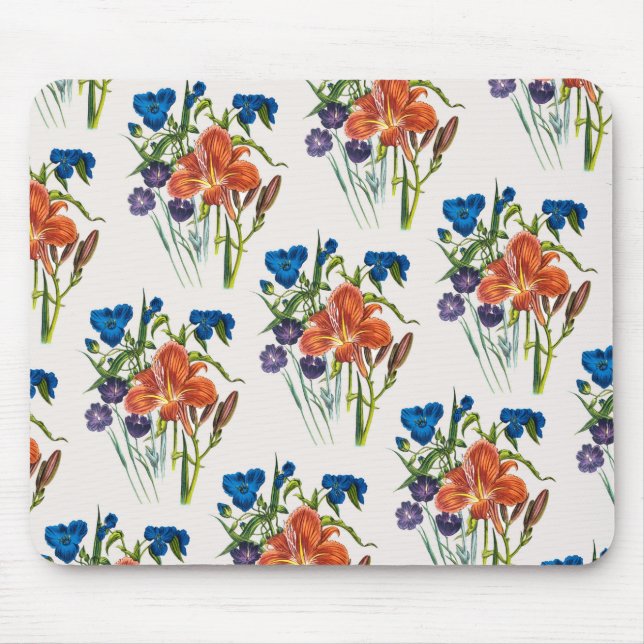 Blumenkarneval Mousepad (Vorne)