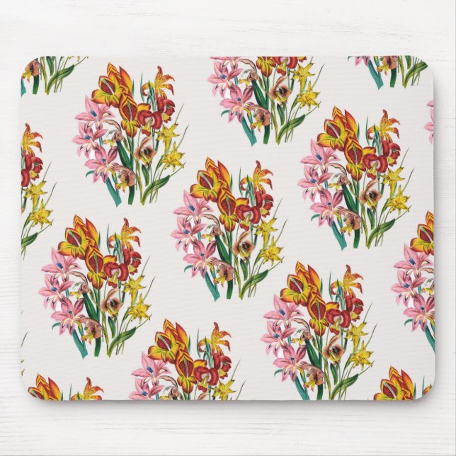 Blumenkarneval Mousepad (Vorne)