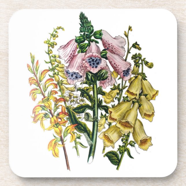 Blumenkarneval Untersetzer (Vorderseite)
