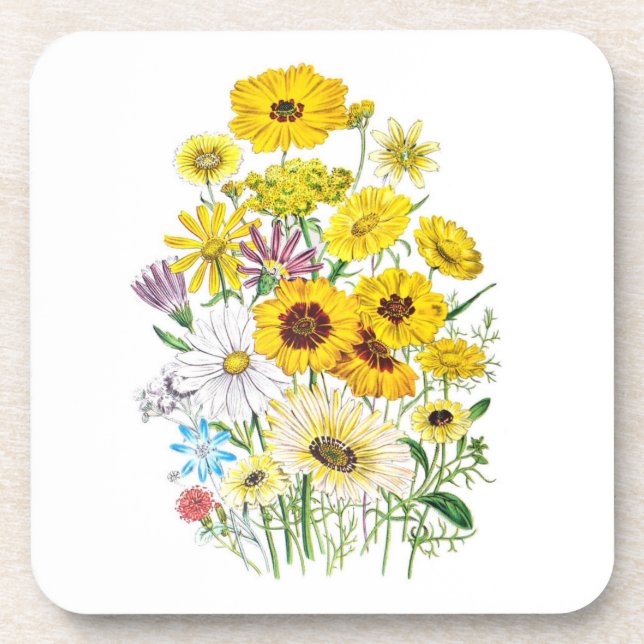 Blumenkarneval Untersetzer (Vorderseite)