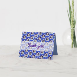 Blumenkarte Dankeskarte