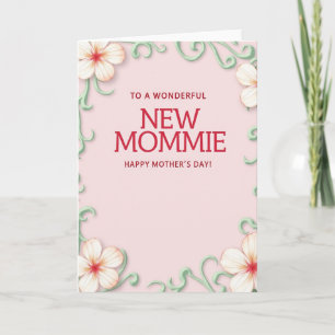 Blumenkarte für neue Mütter Karte