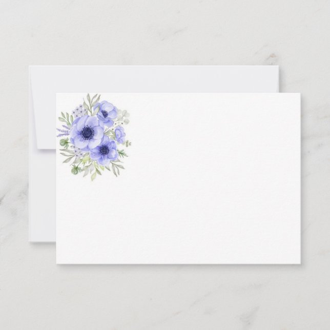 Blumenkarte Mitteilungskarte (Vorderseite)