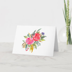 Blumenkarte, Stationäre Karte, Grußkarte Karte