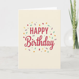 Blumenkarte zum Geburtstag Karte