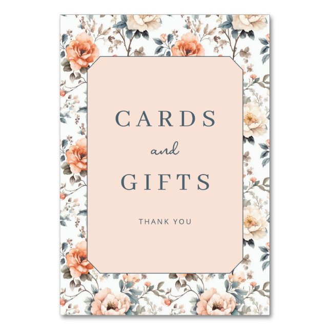 Blumenkarten und Geschenke Danke (Vorderseite)