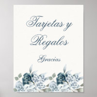 Blumenkarten und Geschenke Spanisches Hochzeitszei