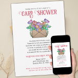 Blumenkartendusche per Post Geburtstag Einladung<br><div class="desc">Diese skurrile, illustrierte Dusche per E-Mail-Einladungen können mit Ihren eigenen Veranstaltungsdetails personalisiert werden. Ob 40., 50., 60. oder ein anderer Meilenstein - diese Kartenduschankündigungen sind der ideale Weg, um Freunde und Familie aus der Ferne fragen! Ein süßes, individuelles Gedicht lädt die Empfänger dazu ein, dem Geburtstagsmenschen eine Karte mit guten...</div>